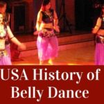 Raqs sharqi in the United States and its history.